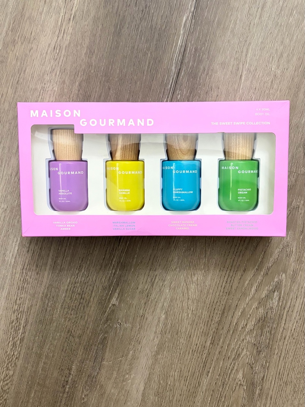Maison Gourmand “The Sweet Swipe Collection” Body Oil Set — 4 x 1FL OZ/30ML